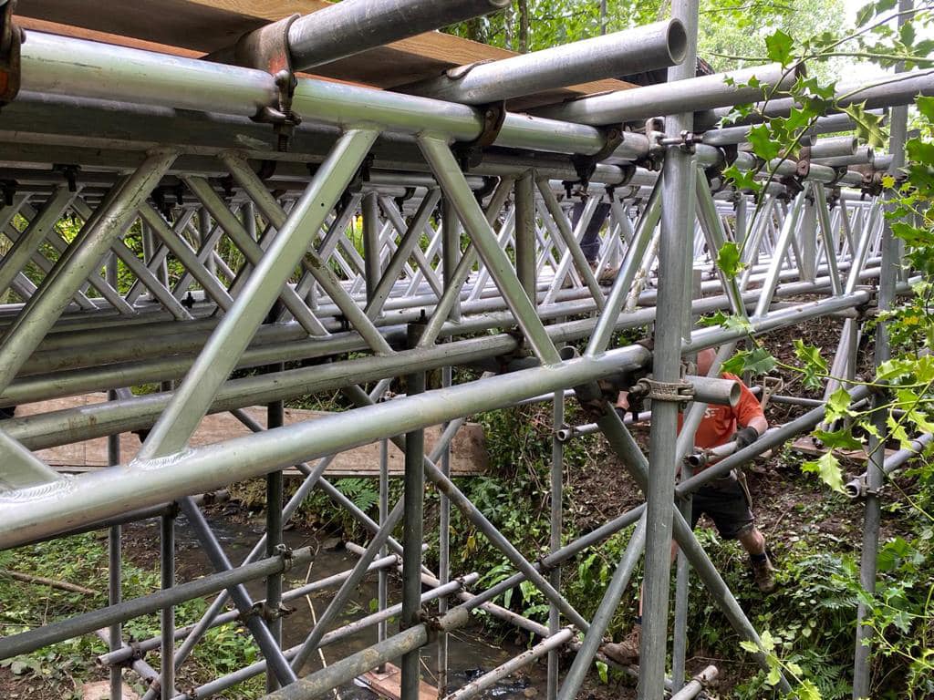 CITB trained scaffolding team